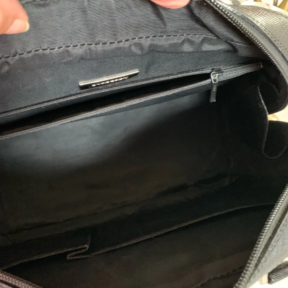 Burberry Nova Check Beige Canvas Handbag